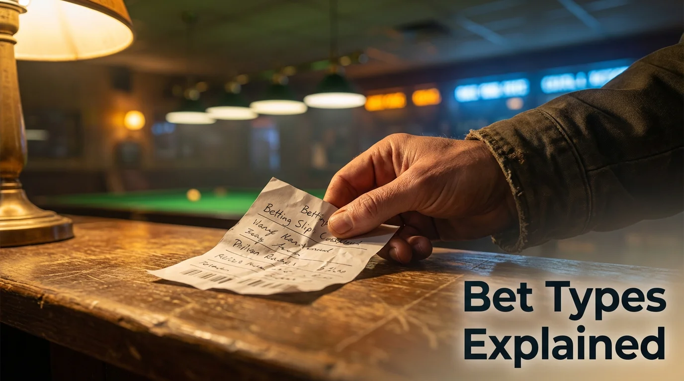 Punter holding a betting slip at a greyhound racing track in the UK